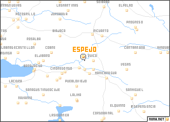 map of Espejo