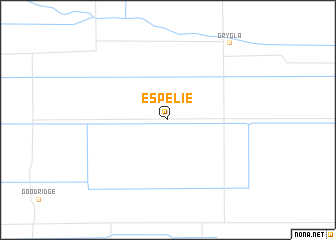 map of Espelie