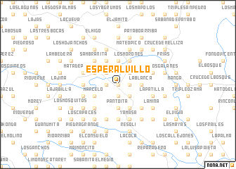 map of Esperalvillo