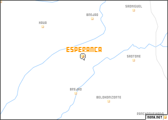 map of Esperança