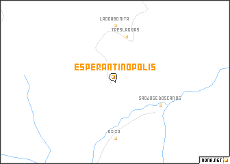 map of Esperantinópolis