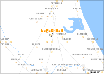 map of Esperanza