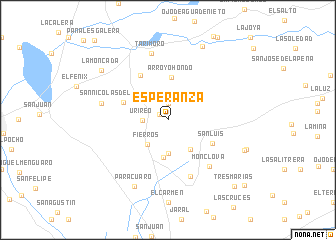 map of Esperanza