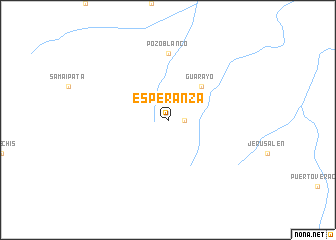 map of Esperanza