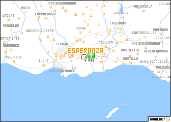 map of Esperanza