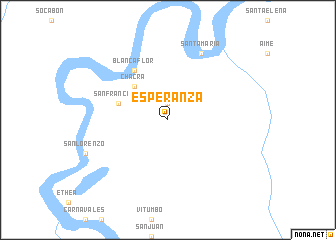 map of Esperanza