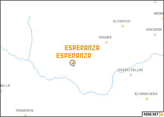 map of Esperanza