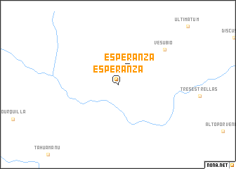 map of Esperanza