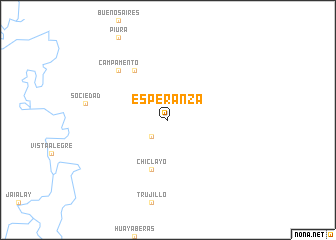 map of Esperanza