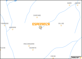 map of Esperanza