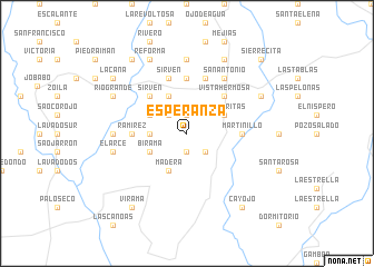 map of Esperanza