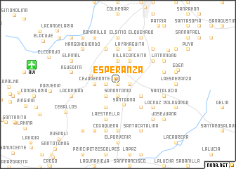 map of Esperanza