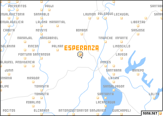 map of Esperanza