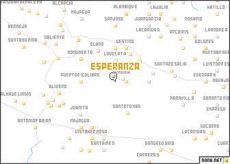 map of Esperanza