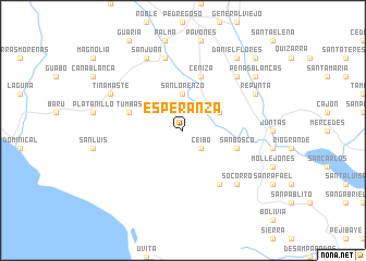 map of Esperanza