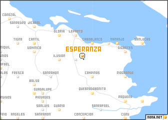 map of Esperanza