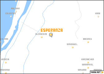 map of Esperanza