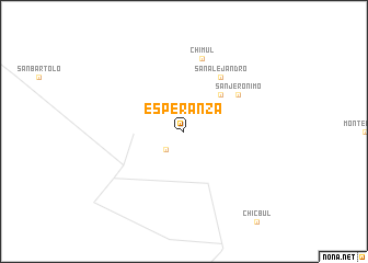 map of Esperanza