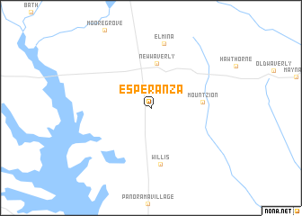 map of Esperanza