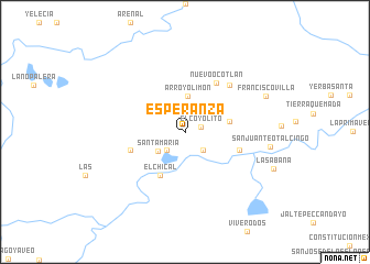 map of Esperanza