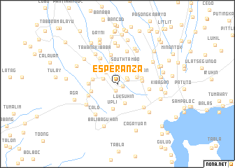 map of Esperanza