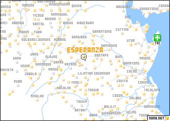 map of Esperanza