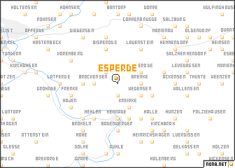 map of Esperde