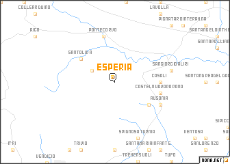 map of Esperia