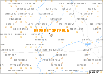 map of Esperstoftfeld