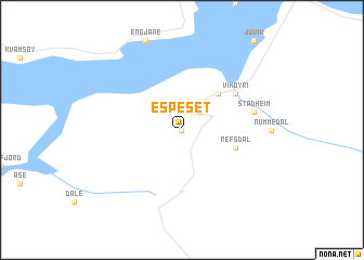 map of Espeset