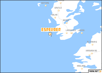 map of Espevær