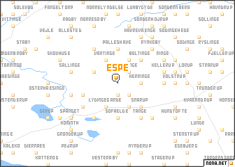 map of Espe