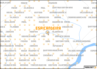 map of Espiçandeira