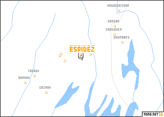 map of Espīdez