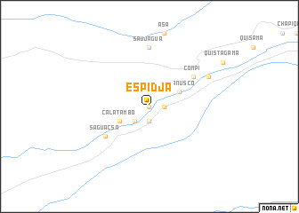 map of Espidja