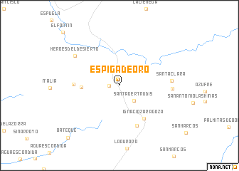 map of Espiga de Oro