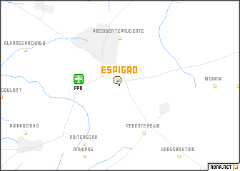 map of Espigão