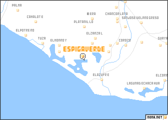map of Espiga Verde