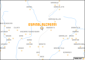 map of Espinal-Auzperri