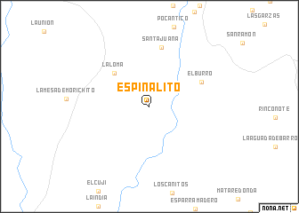 map of Espinalito