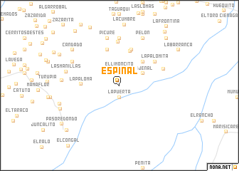 map of Espinal