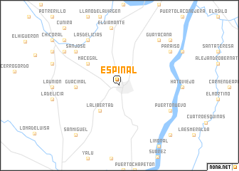map of Espinal