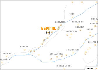 map of Espinal