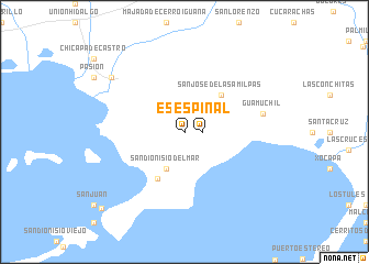 map of Espinal