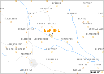 map of Espinal