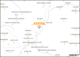 map of Espinal