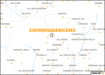 map of Espinareda de Ancares