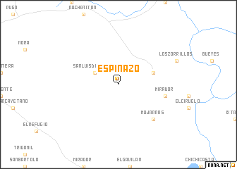 map of Espinazo