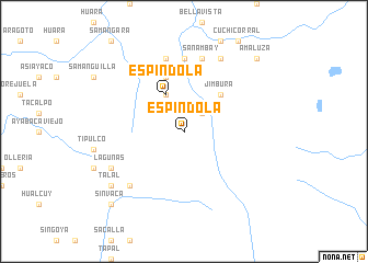 map of Espindola