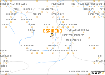 map of Espinedo